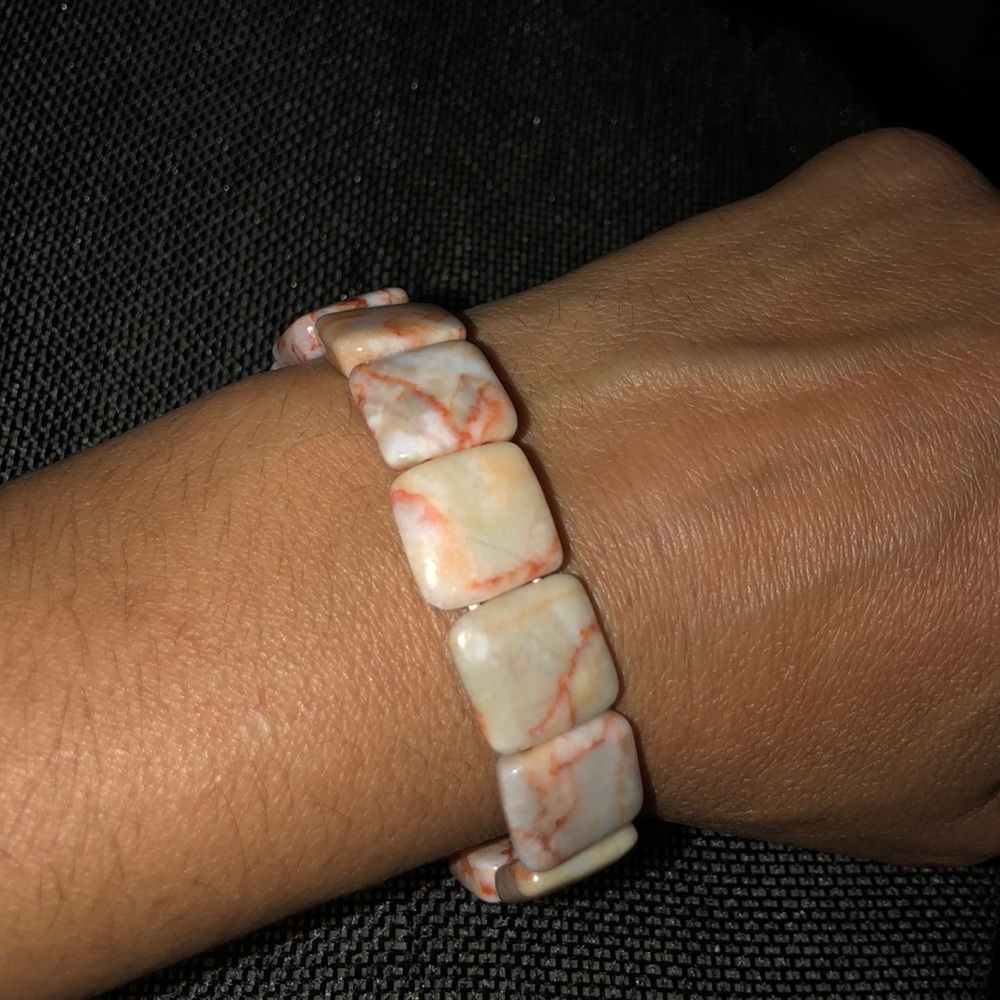 Marbled Coated Bracelet